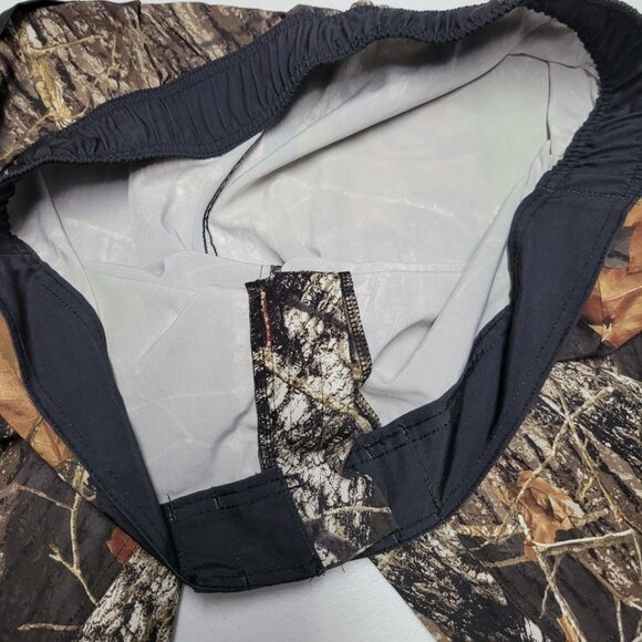 Camouflage Swim Trunks Shorts Mens XXL Black Pocket No Liner Drawstring Waist - Picture 3 of 6